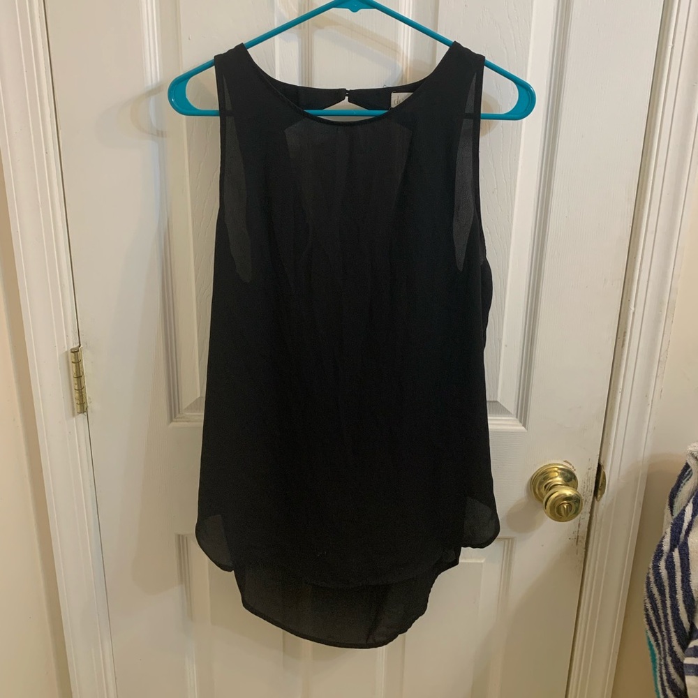 Open Back Black Decree Tank